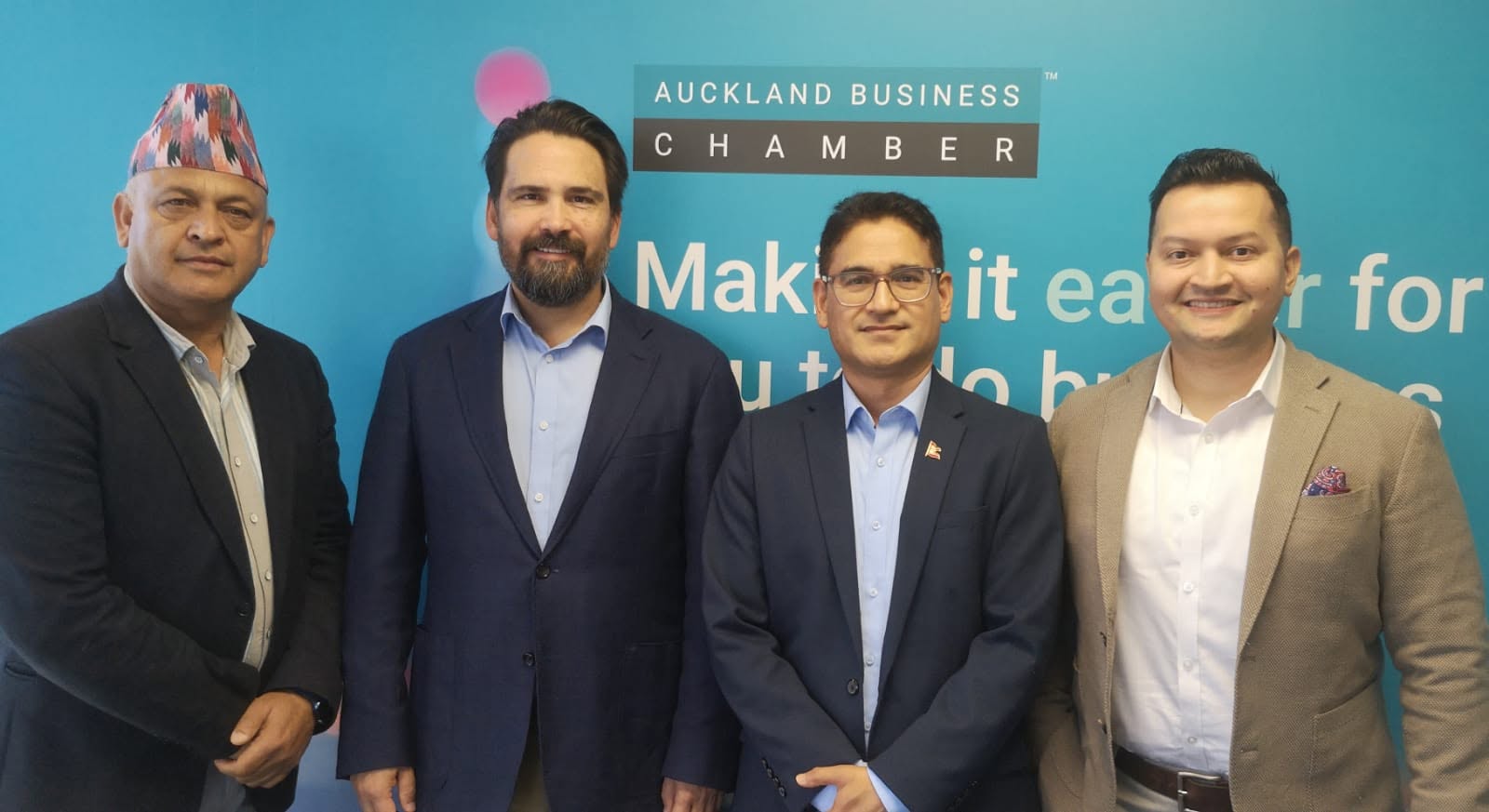 Engagement with the CE of Auckland Business Chamber, Mr Simon Bridges